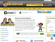 Tablet Screenshot of igoldrush.com